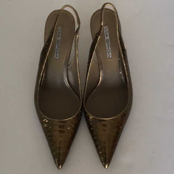 Via Spiga python slingback - Picture 2 of 8